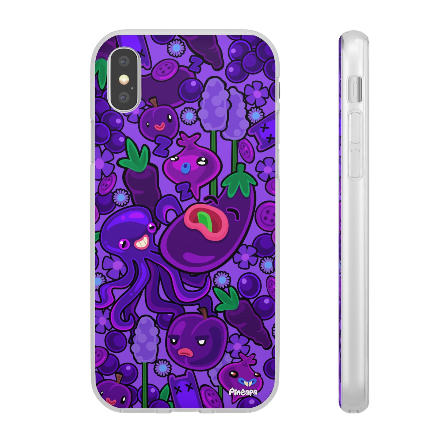 Purple Eggplant Flexi Phone Case
