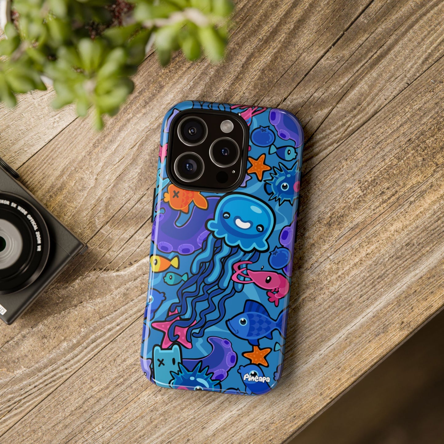 Blue Jellyfish Phone Case