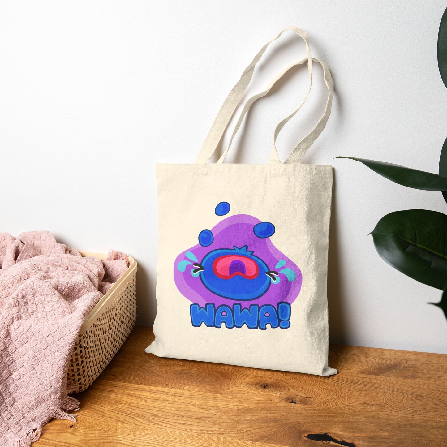 Sad Blueberry Tote Bag