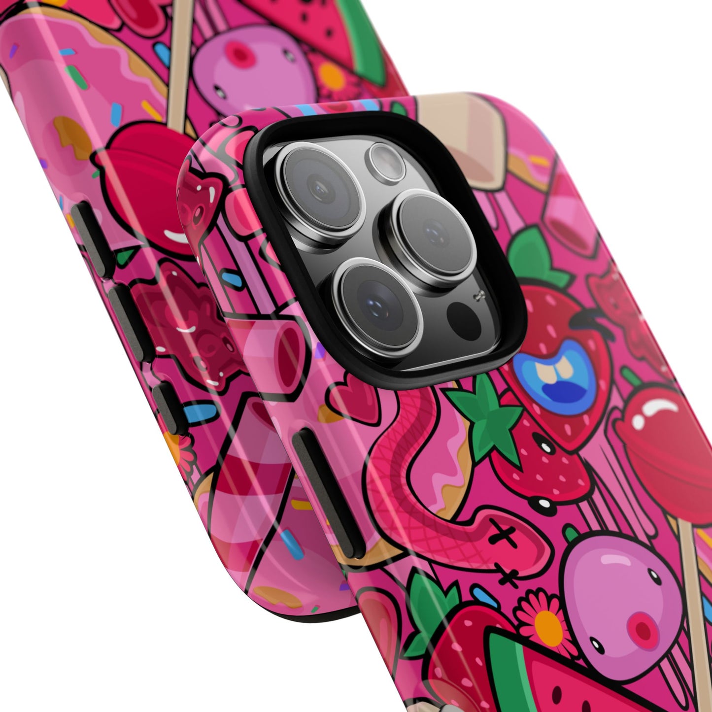 Pink Strawberry Phone Case