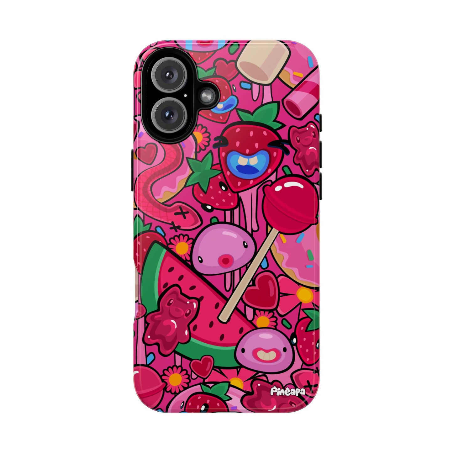 Pink Strawberry Phone Case
