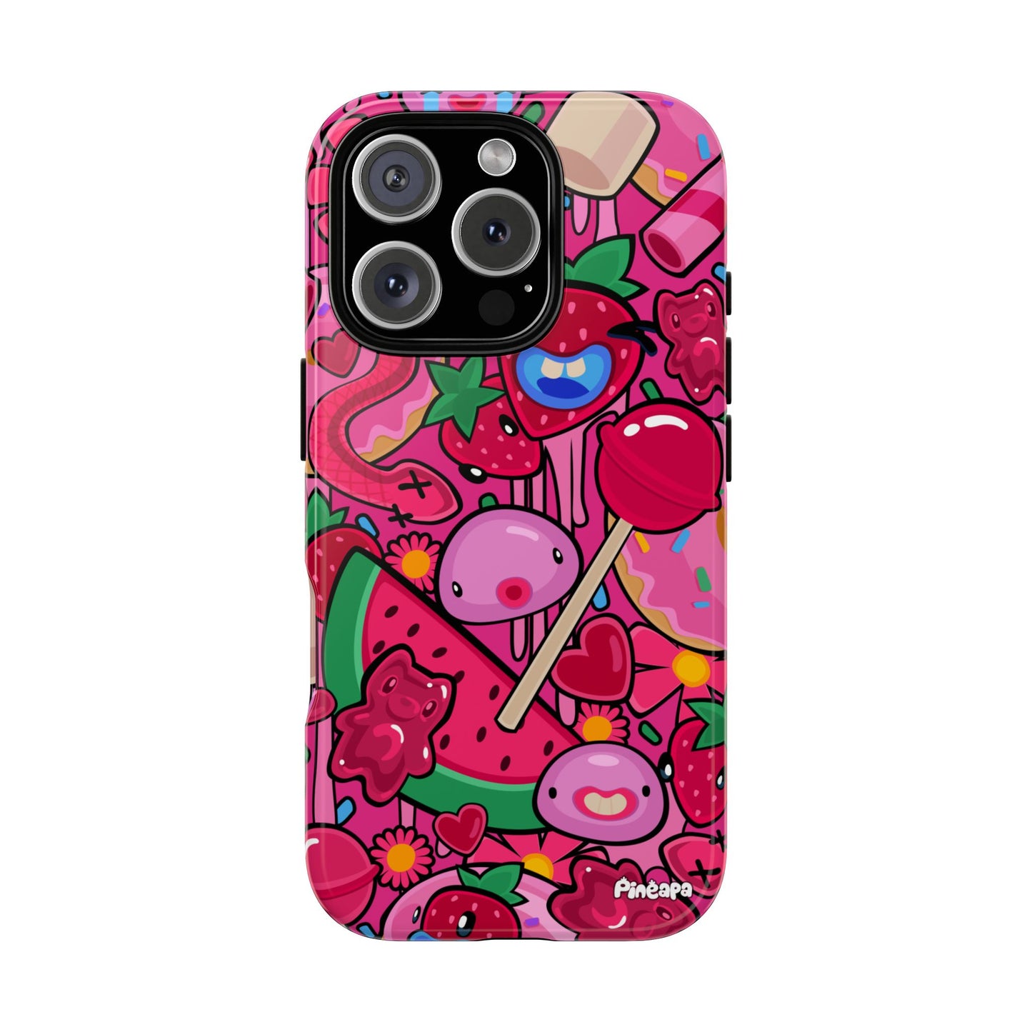 Pink Strawberry Phone Case