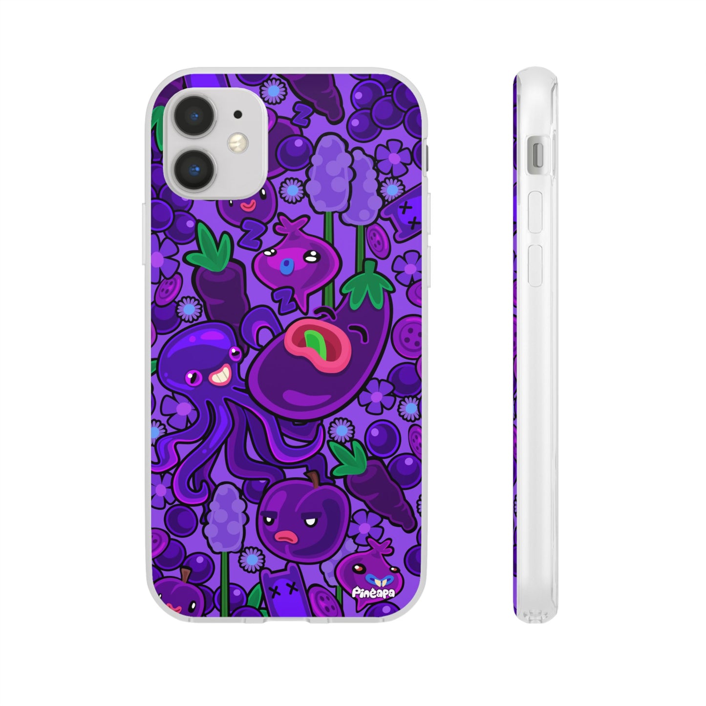 Purple Eggplant Flexi Phone Case
