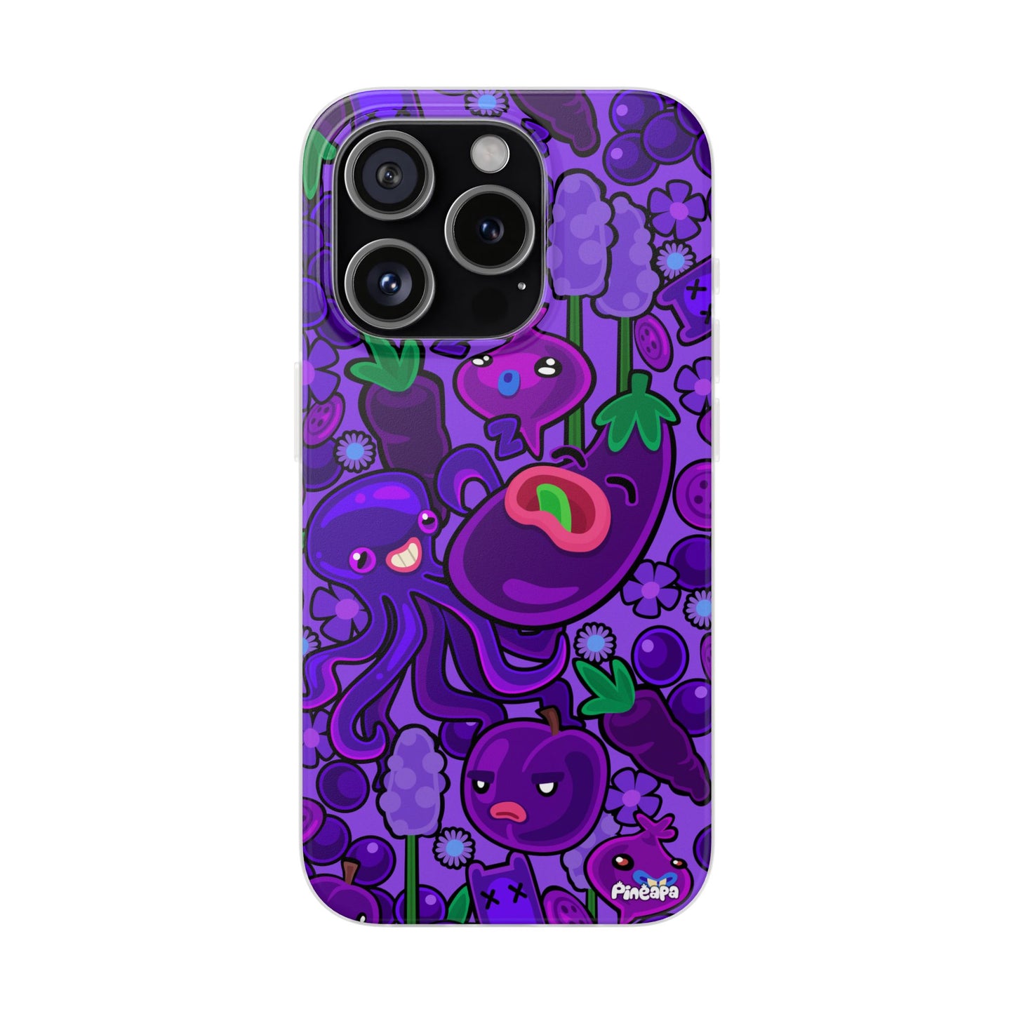 Purple Eggplant Flexi Phone Case