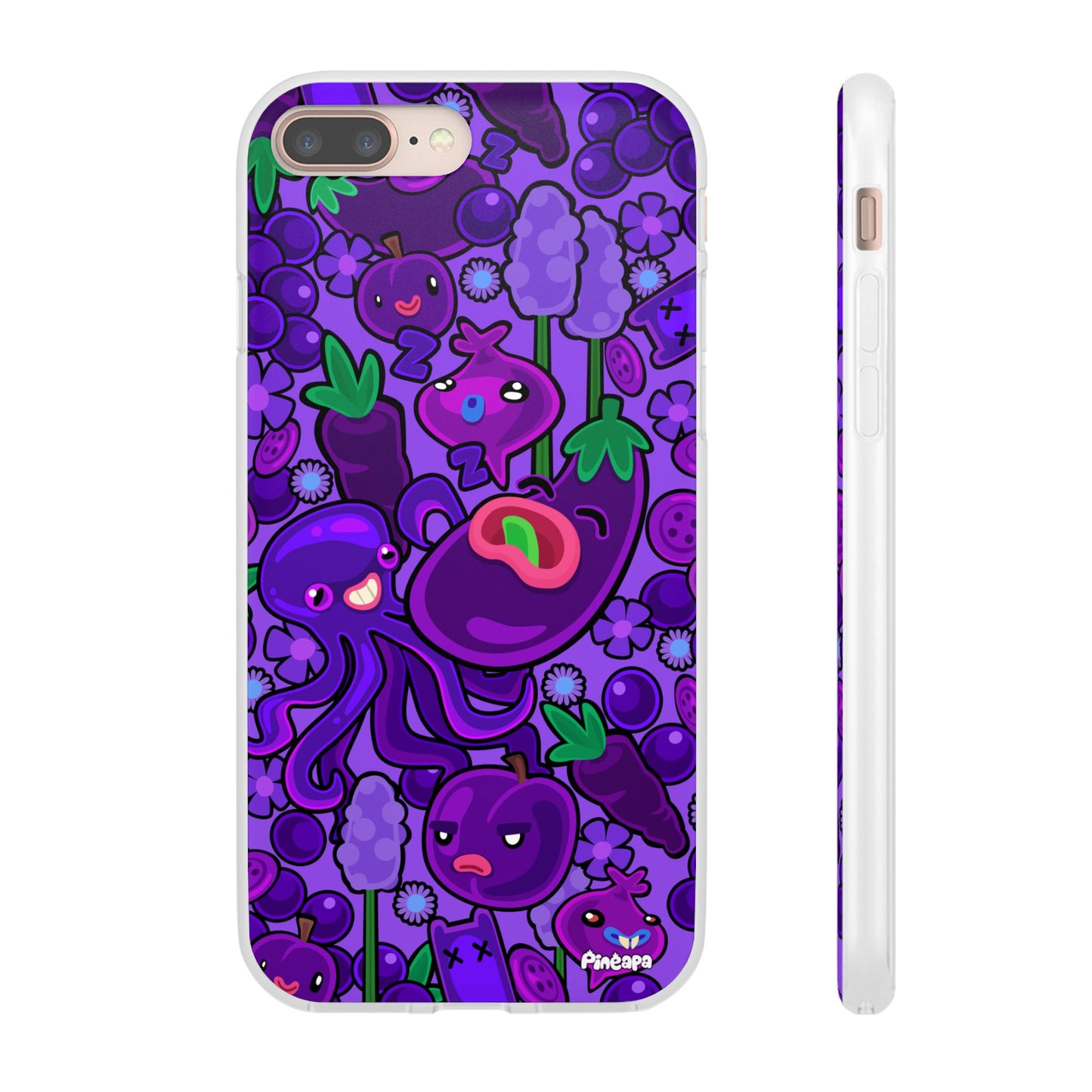 Purple Eggplant Flexi Phone Case