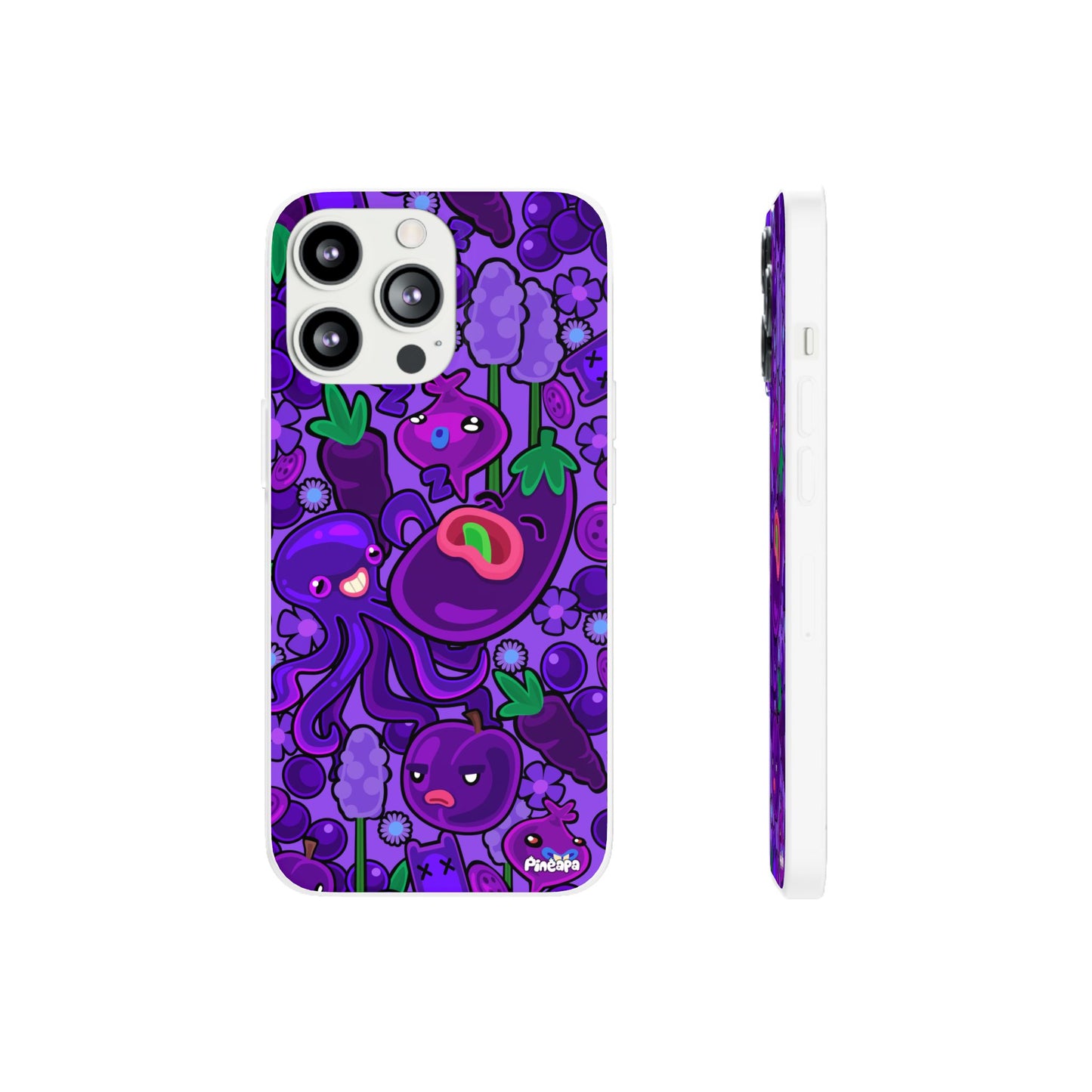 Purple Eggplant Flexi Phone Case