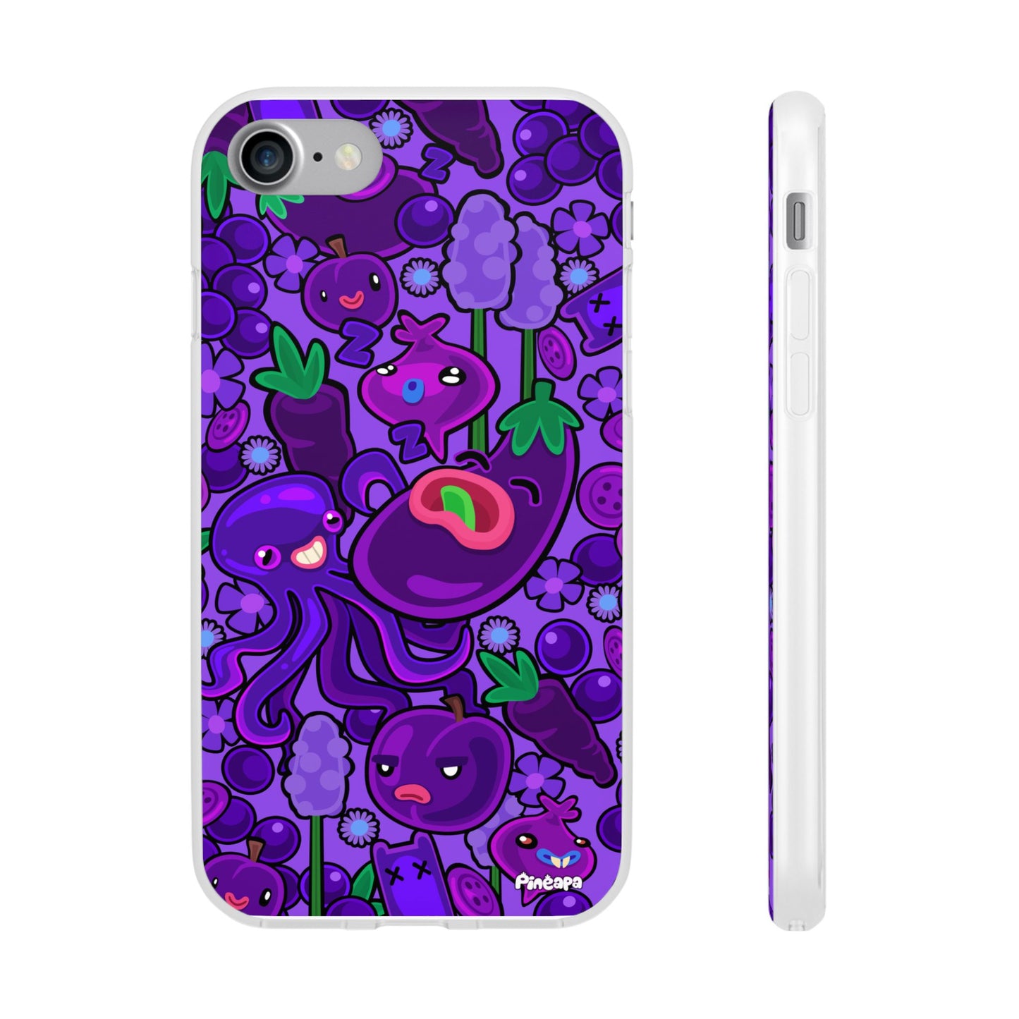 Purple Eggplant Flexi Phone Case