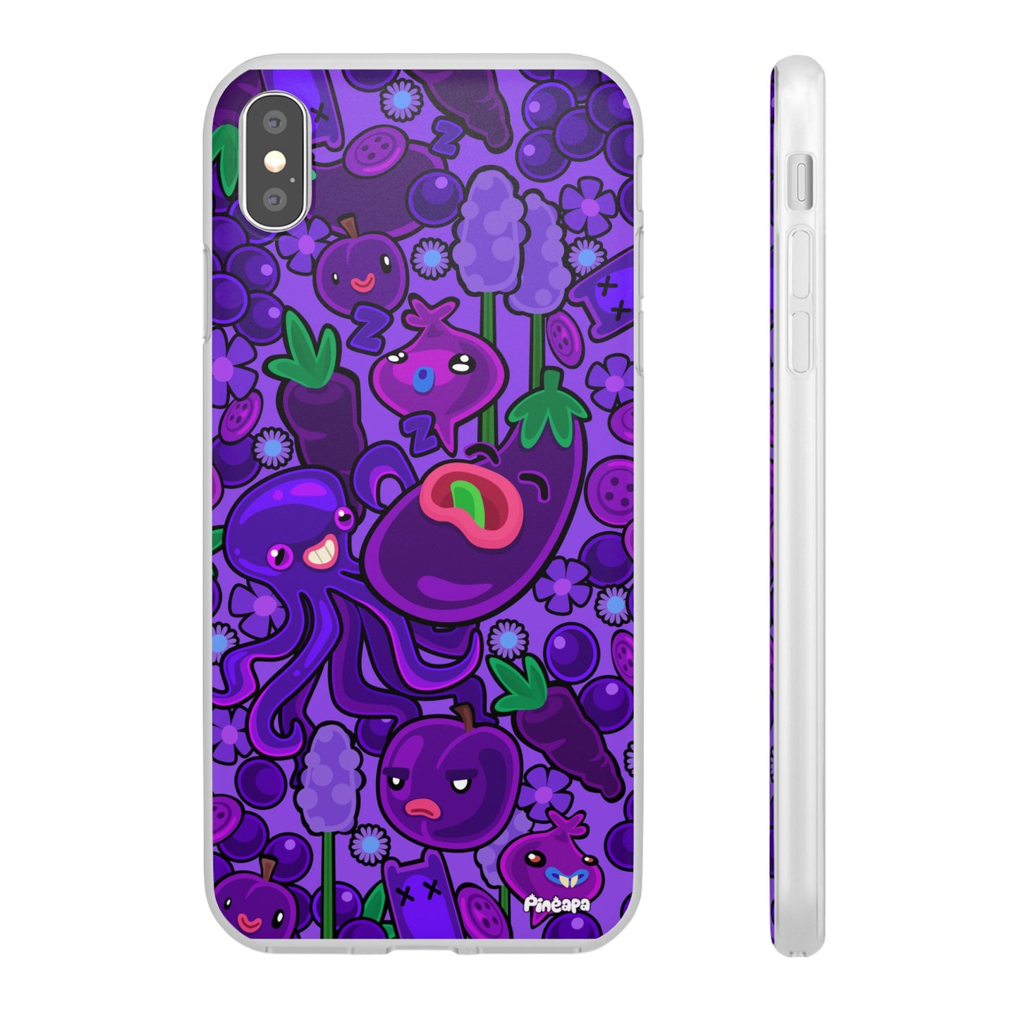 Purple Eggplant Flexi Phone Case