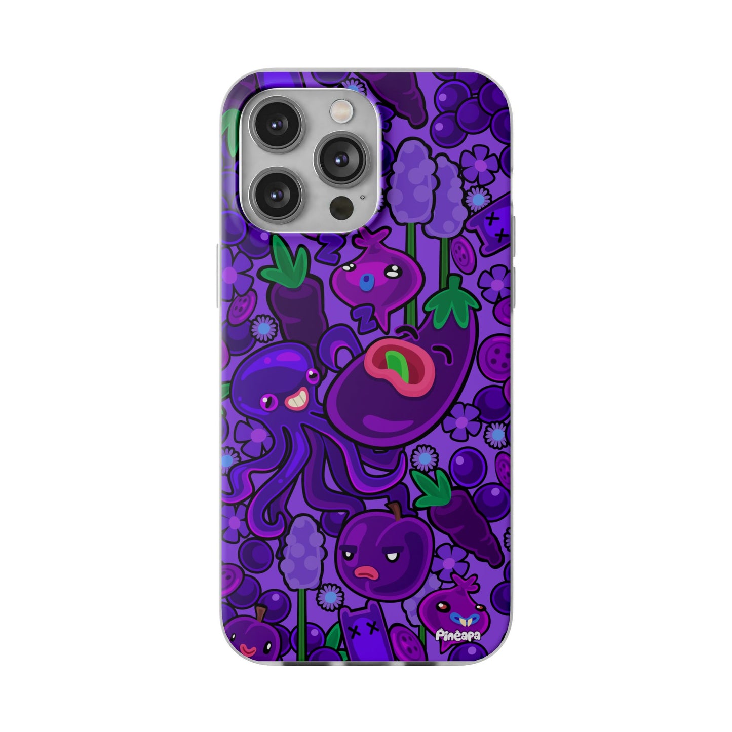 Purple Eggplant Flexi Phone Case