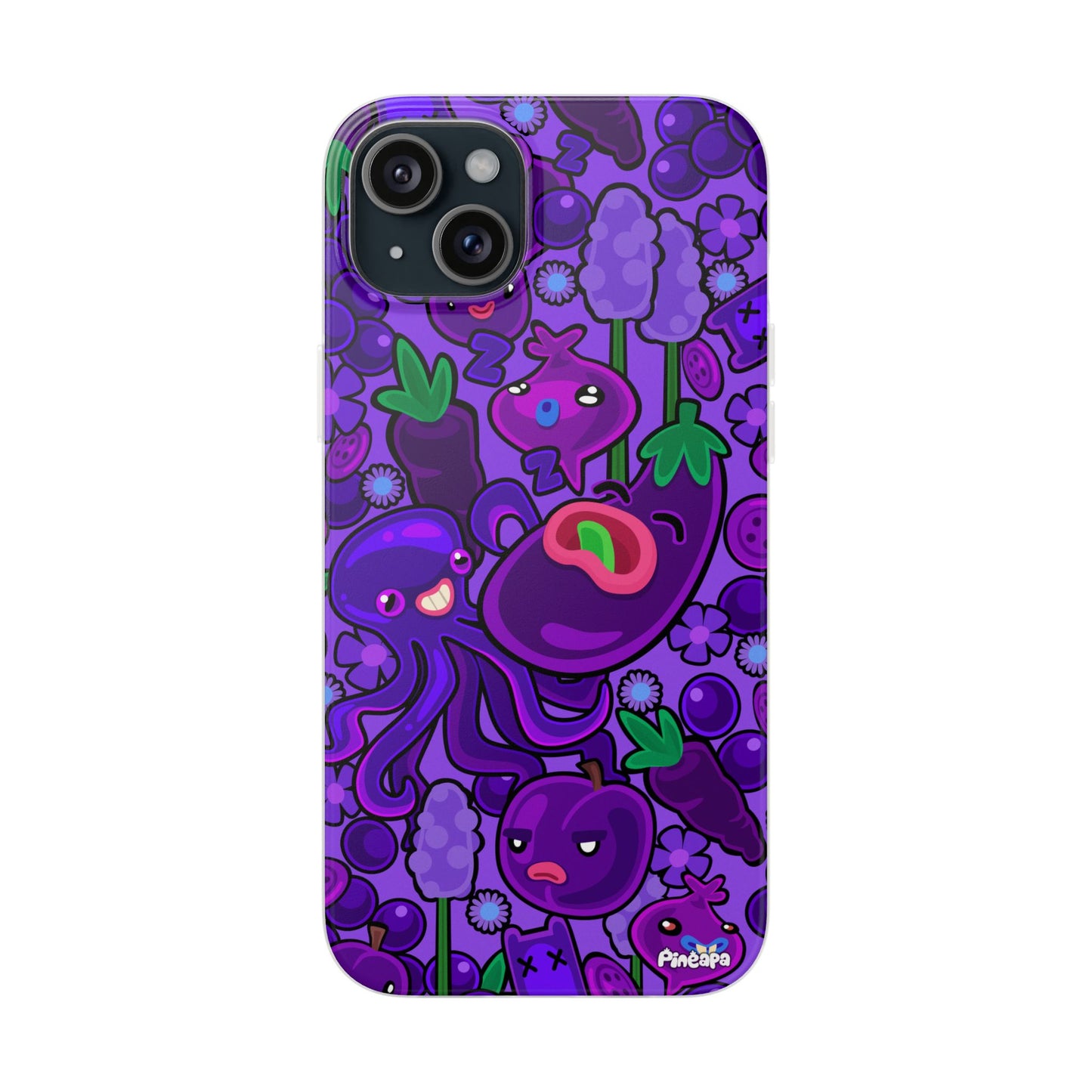 Purple Eggplant Flexi Phone Case