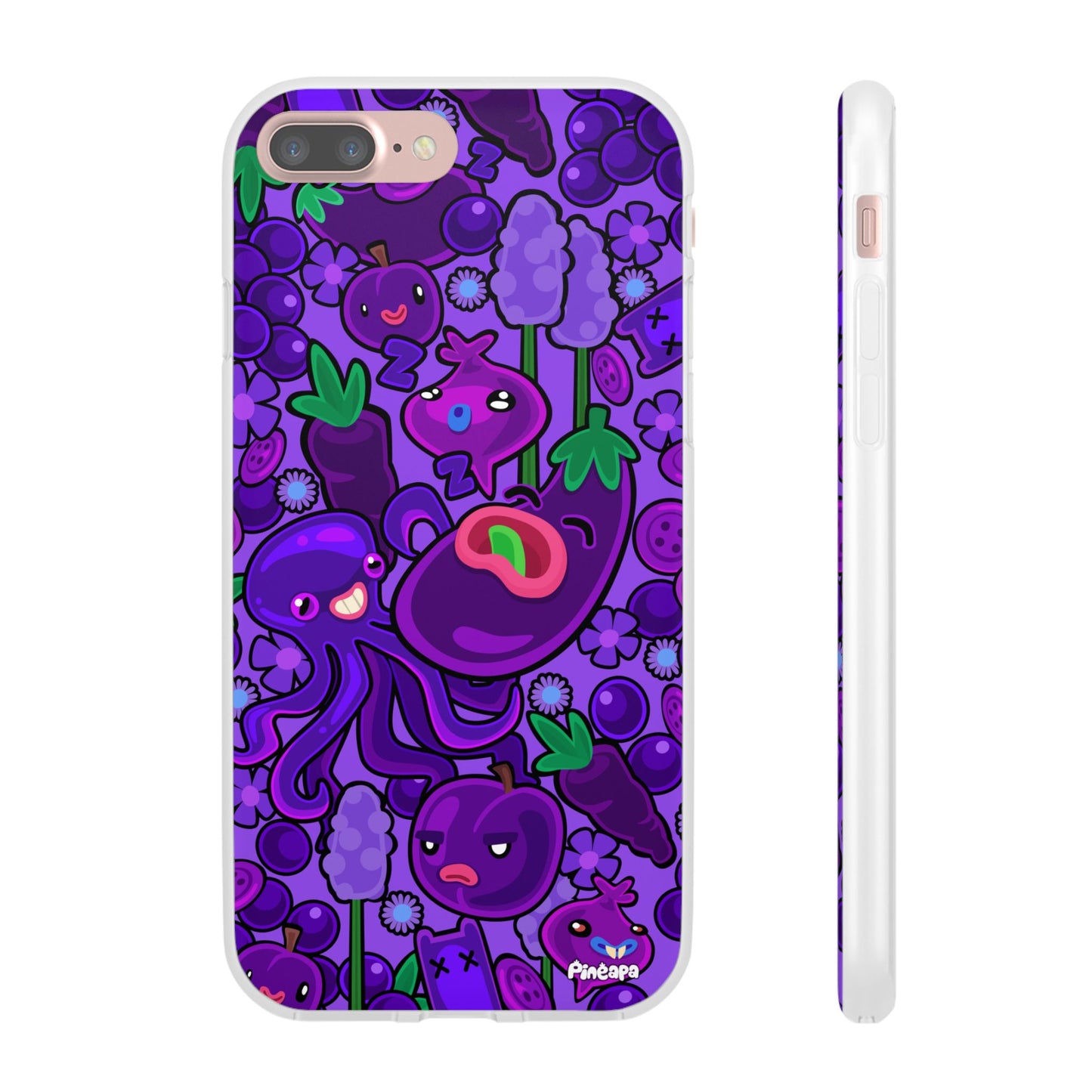 Purple Eggplant Flexi Phone Case
