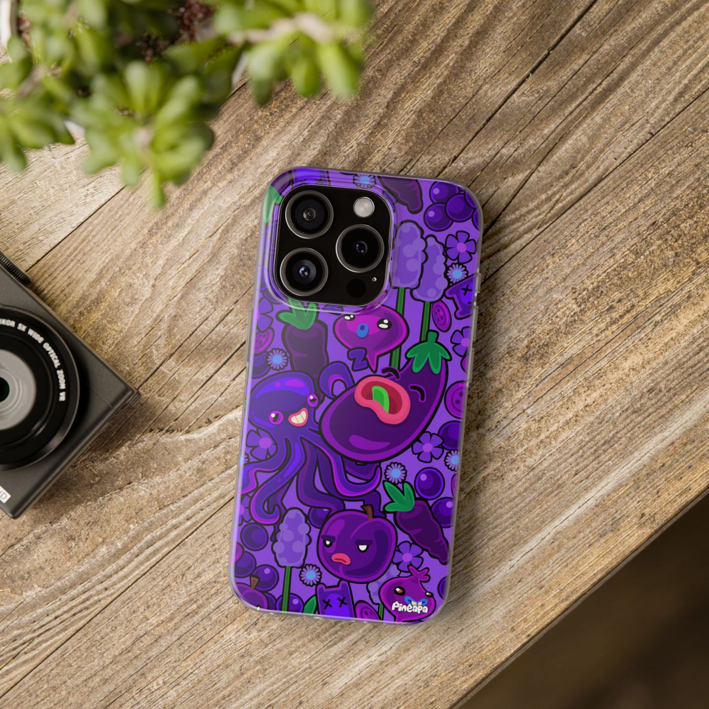 Purple Eggplant Flexi Phone Case