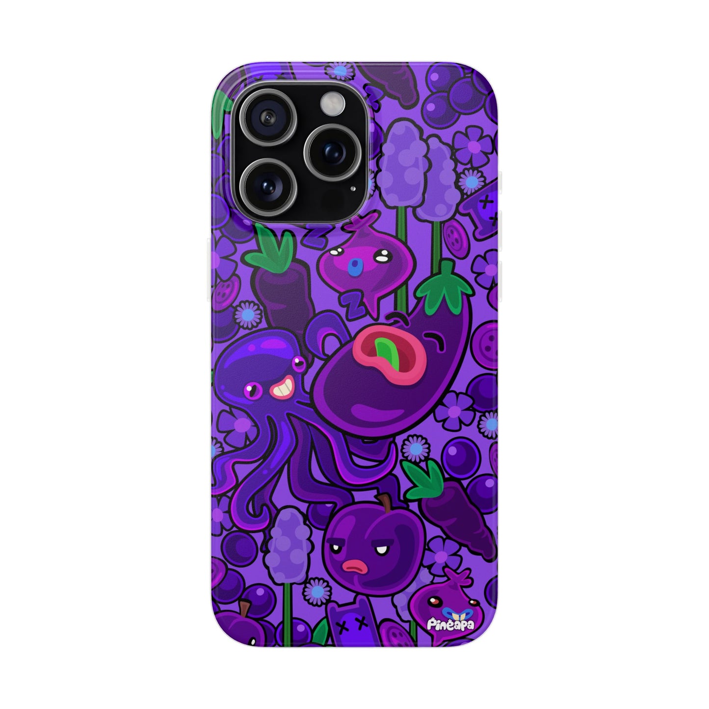 Purple Eggplant Flexi Phone Case