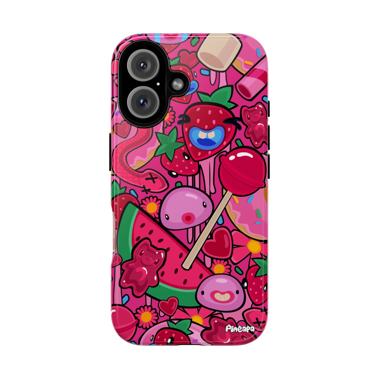 Pink Strawberry Phone Case