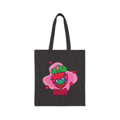 Pink Strawberry Tote Bag