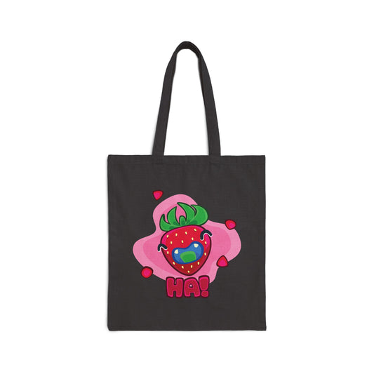 Pink Strawberry Tote Bag