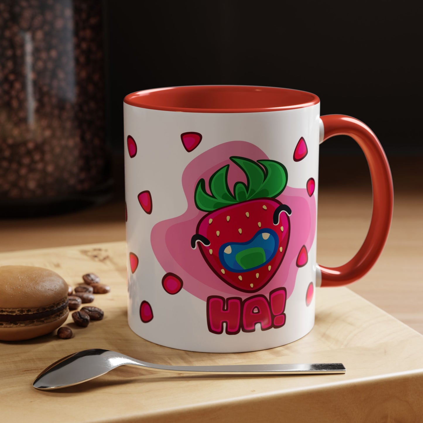 Happy Strawberry Coffee Mug