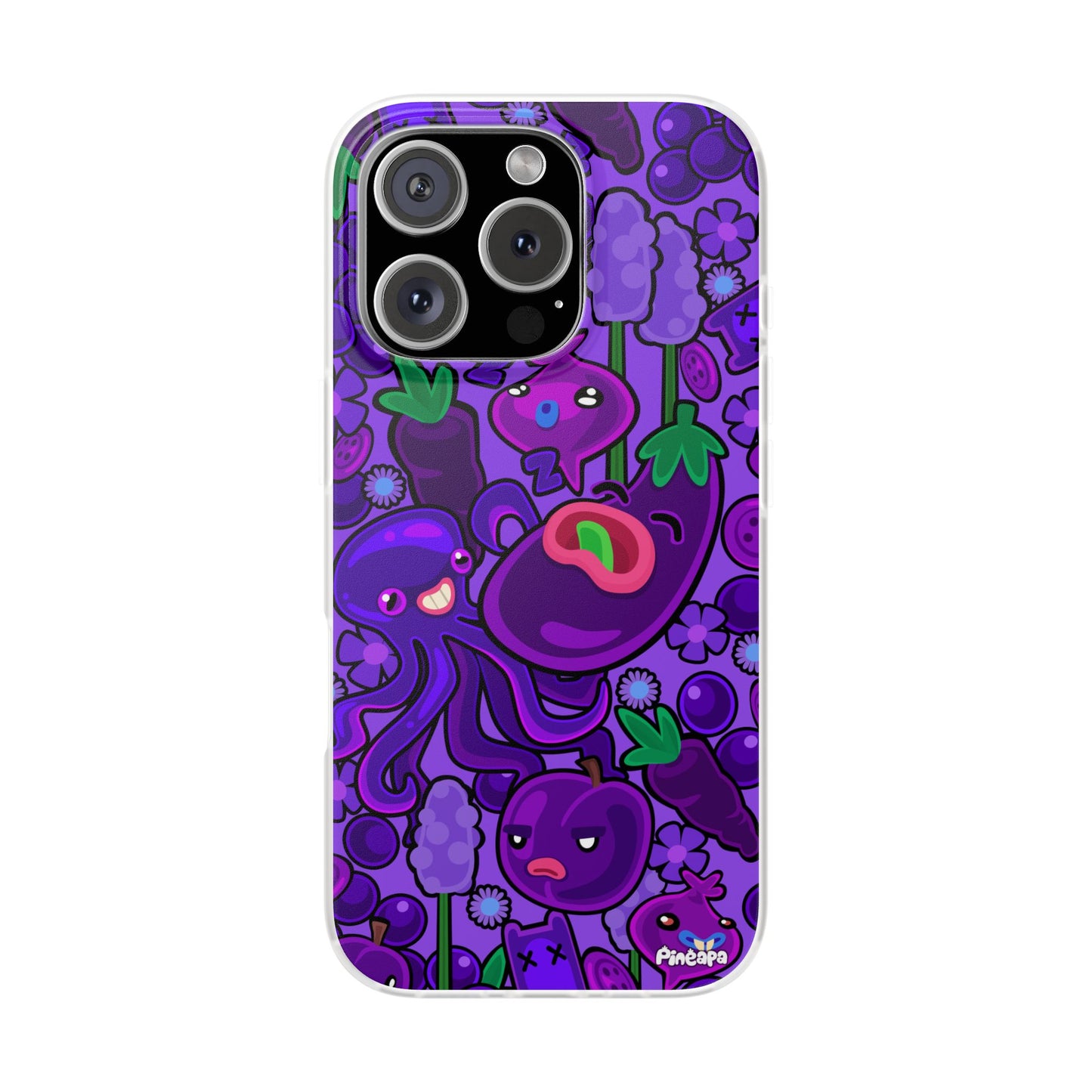 Purple Eggplant Flexi Phone Case