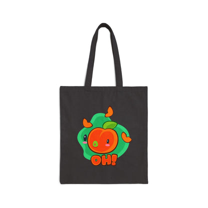 Cute Peach Tote Bag