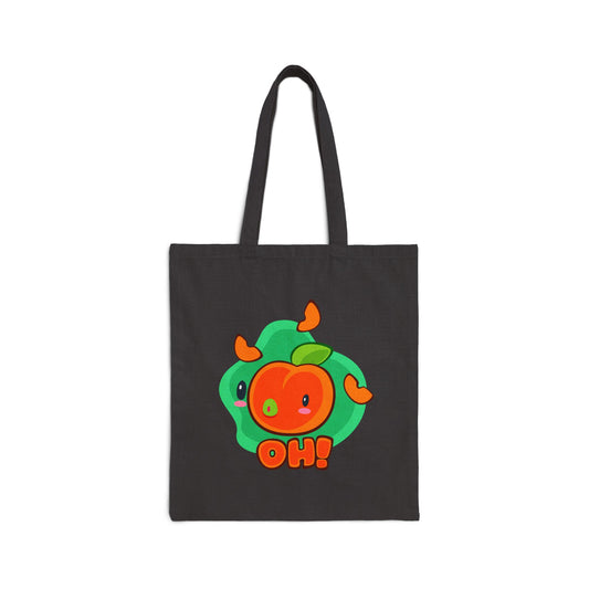 Cute Peach Tote Bag