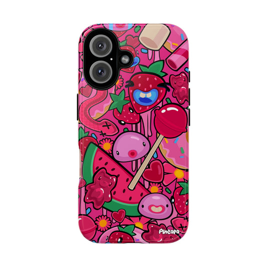 Pink Strawberry Phone Case
